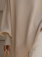 Vicenta - Jersey Poncho Oversize