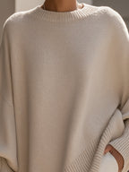 Vicenta - Jersey Poncho Oversize