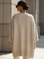Vicenta - Jersey Poncho Oversize