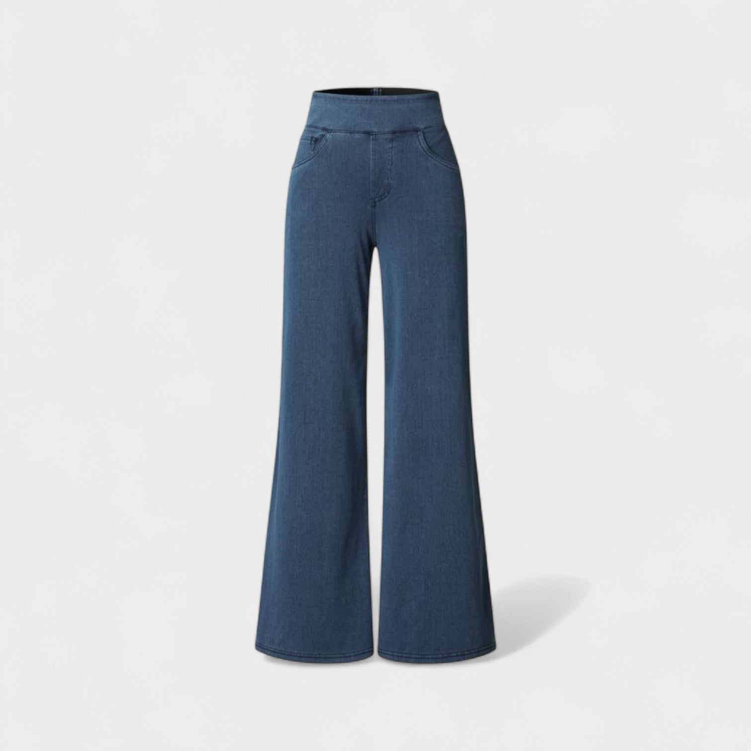 Carlota - Pantalones de mezclilla de corte ancho