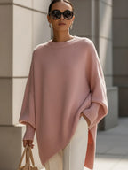 Vicenta - Jersey Poncho Oversize