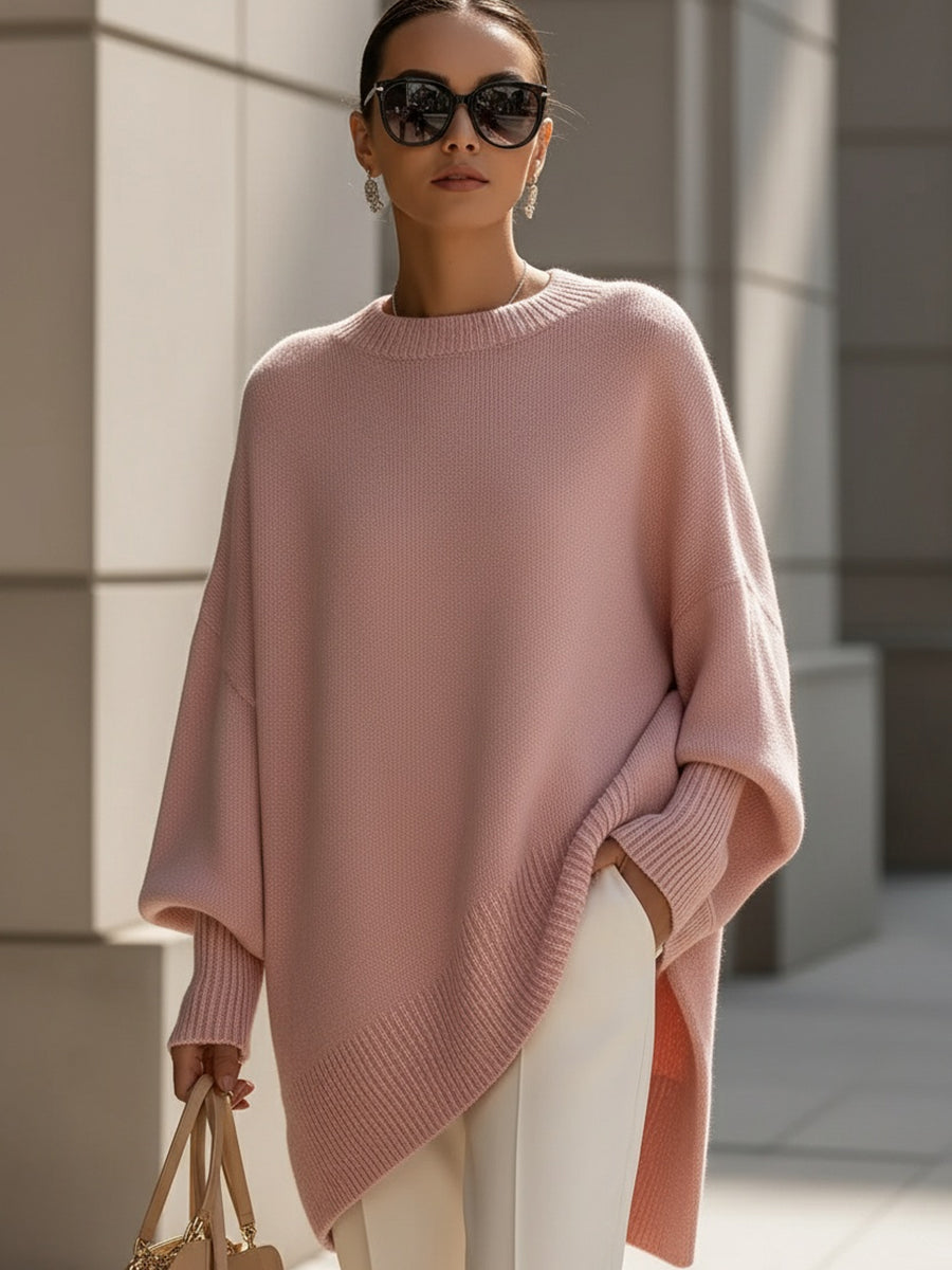 Vicenta - Jersey Poncho Oversize