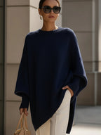 Vicenta - Jersey Poncho Oversize