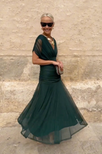 Isabel - Vestido Largo de Fiesta con Escote en V