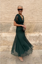 Isabel - Vestido Largo de Fiesta con Escote en V