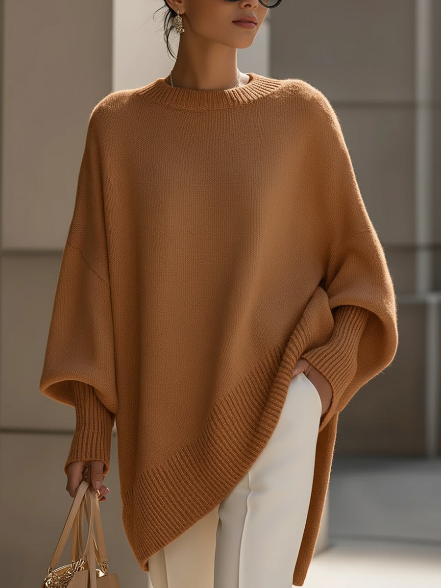 Vicenta - Jersey Poncho Oversize