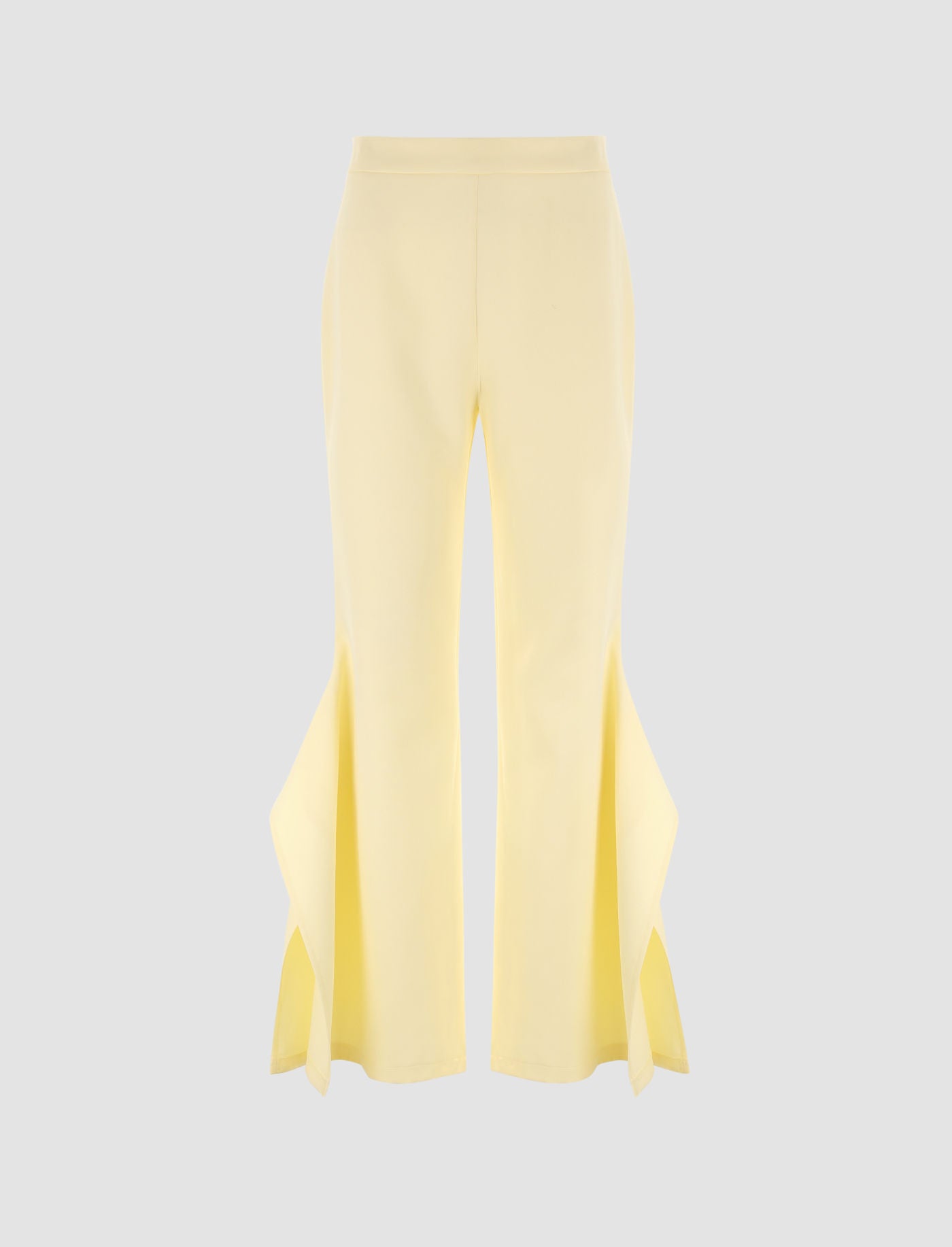 Sara - Pantalón Acampanado Amarillo