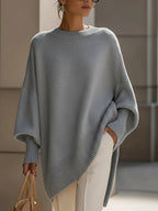 Vicenta - Jersey Poncho Oversize