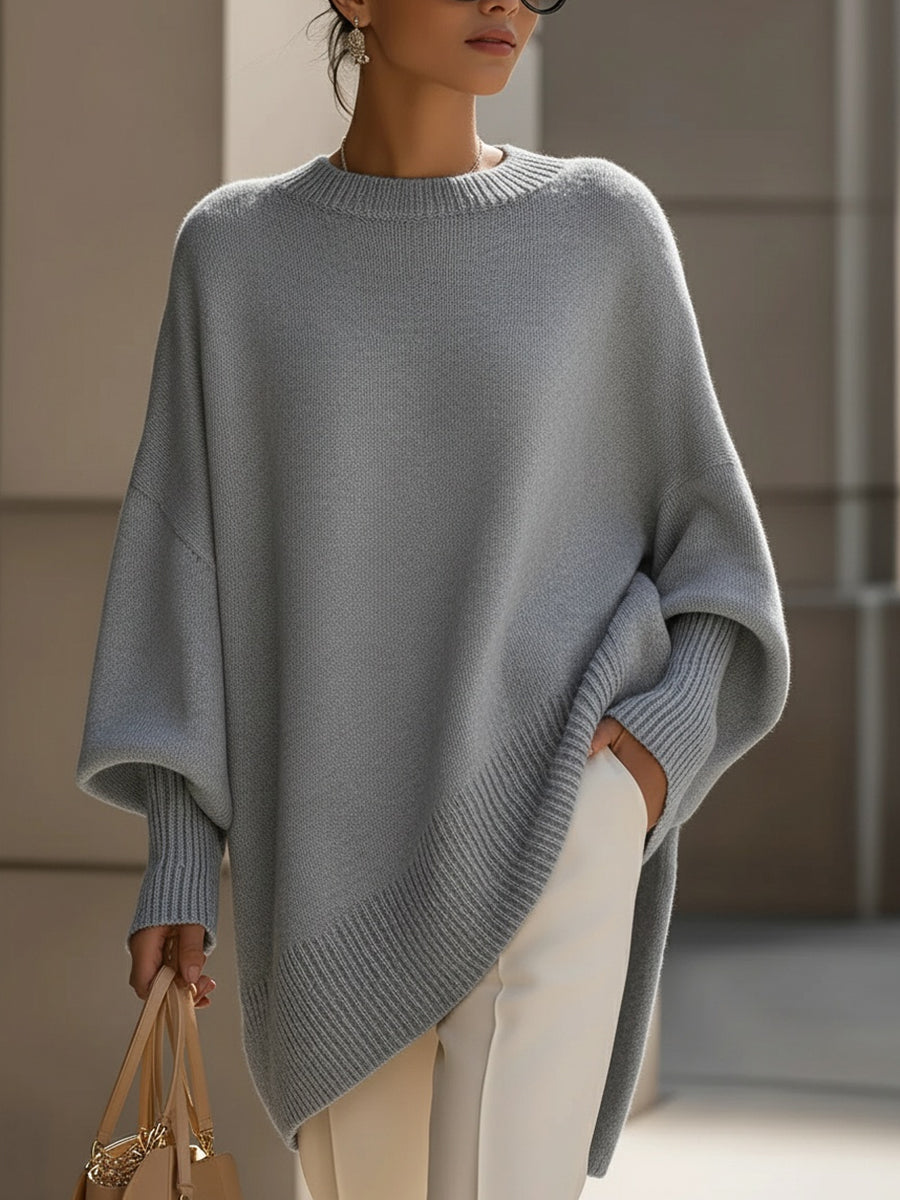 Vicenta - Jersey Poncho Oversize
