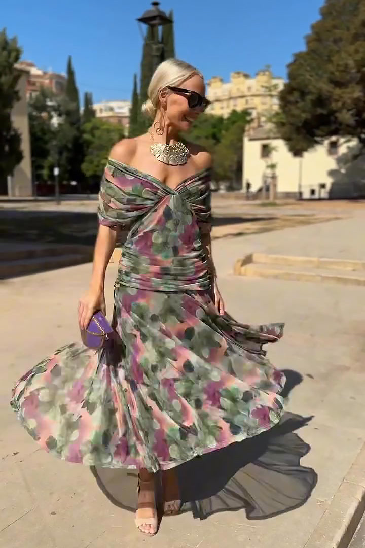 Isabel - Vestido Largo de Fiesta con Escote en V