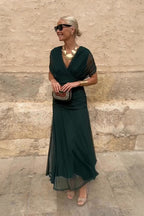 Isabel - Vestido Largo de Fiesta con Escote en V