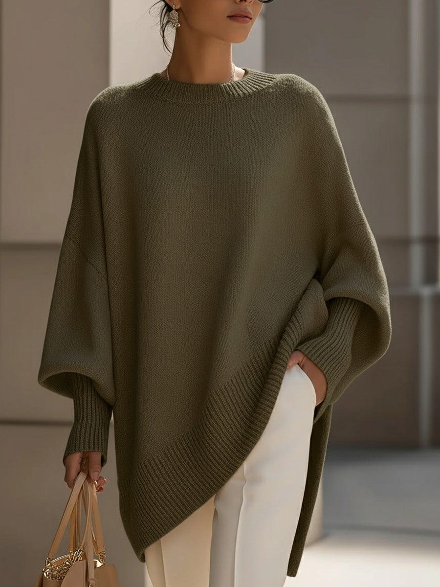 Vicenta - Jersey Poncho Oversize