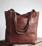 Raquel - Bolsa de hombro clásica de piel
