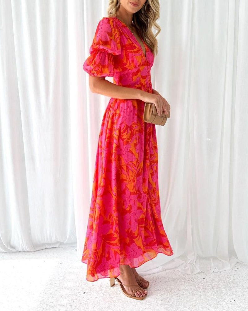 Silvia - Vestido Maxi Resplandor Solar