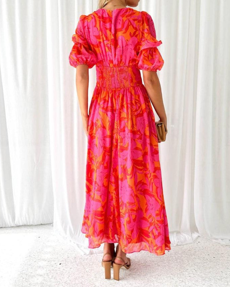 Silvia - Vestido Maxi Resplandor Solar