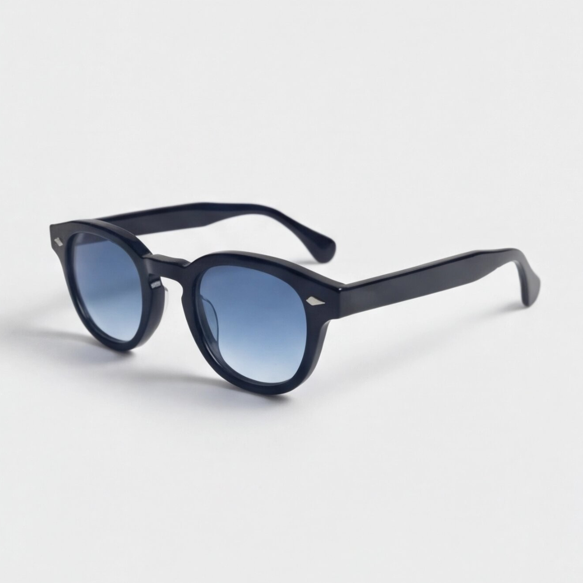 Grecia - Gafas de Sol Redondas Azul
