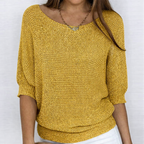 Teodora - Jersey elegante de punto trenzado
