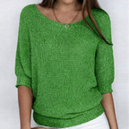 Teodora - Jersey elegante de punto trenzado
