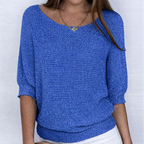 Teodora - Jersey elegante de punto trenzado