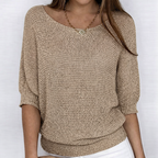 Teodora - Jersey elegante de punto trenzado