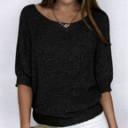 Teodora - Jersey elegante de punto trenzado