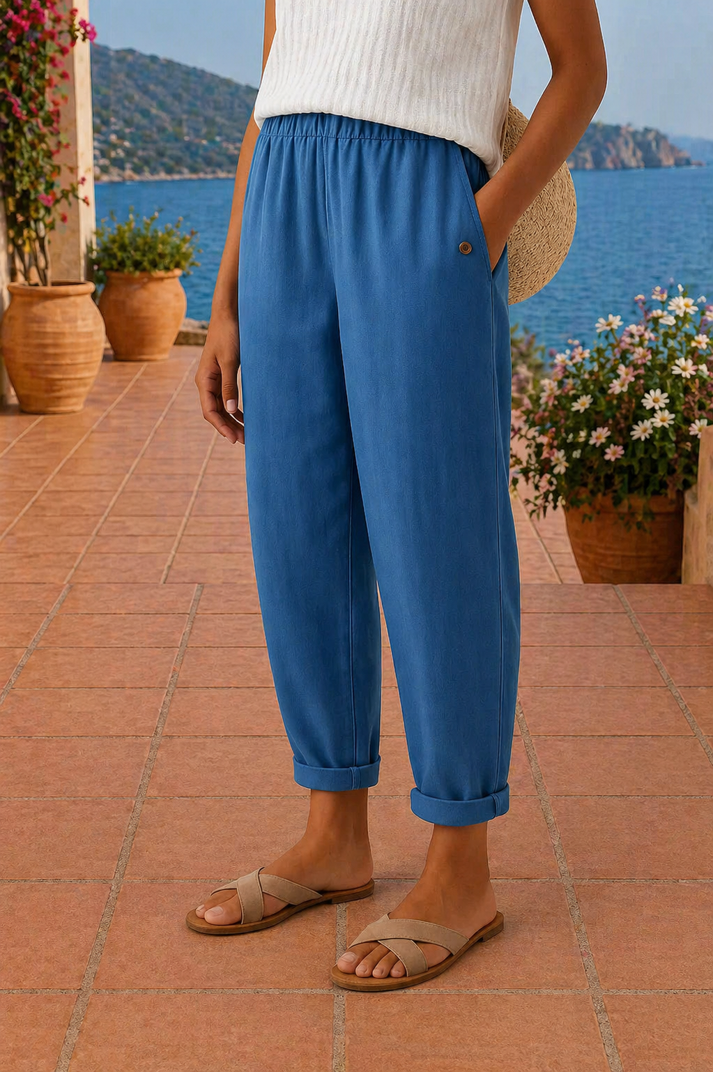 Valeria - Pantalón de Lino Ligero
