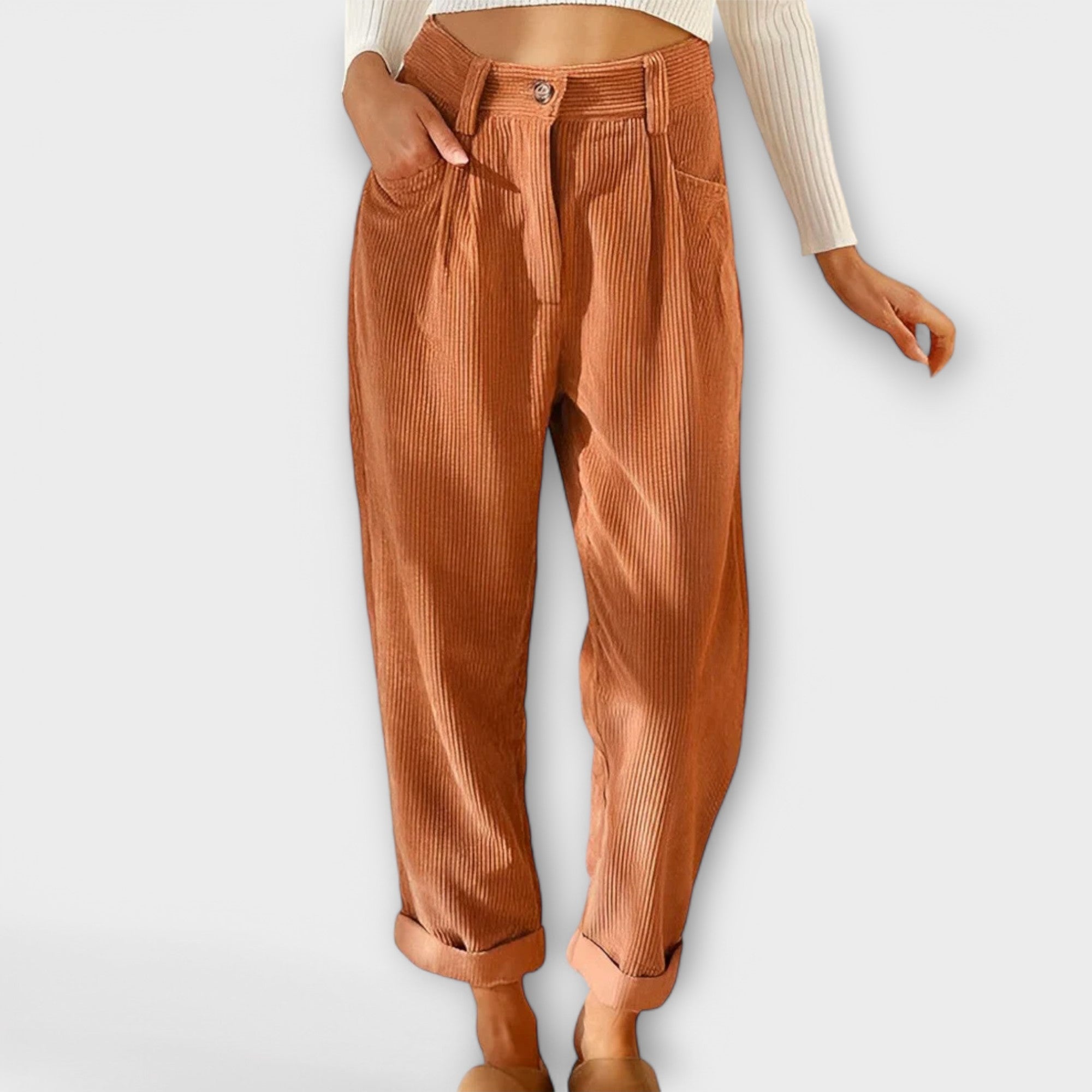 Alicia - Pantalones de pana modernos