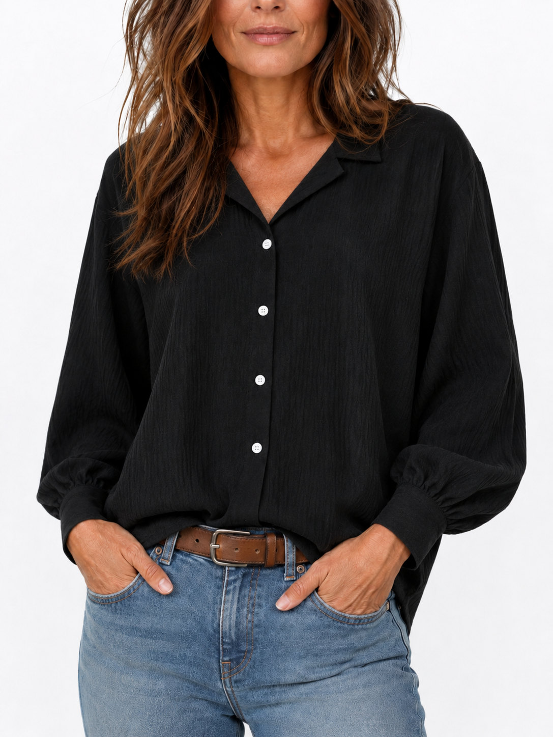Laura - Blusa elegante con botones