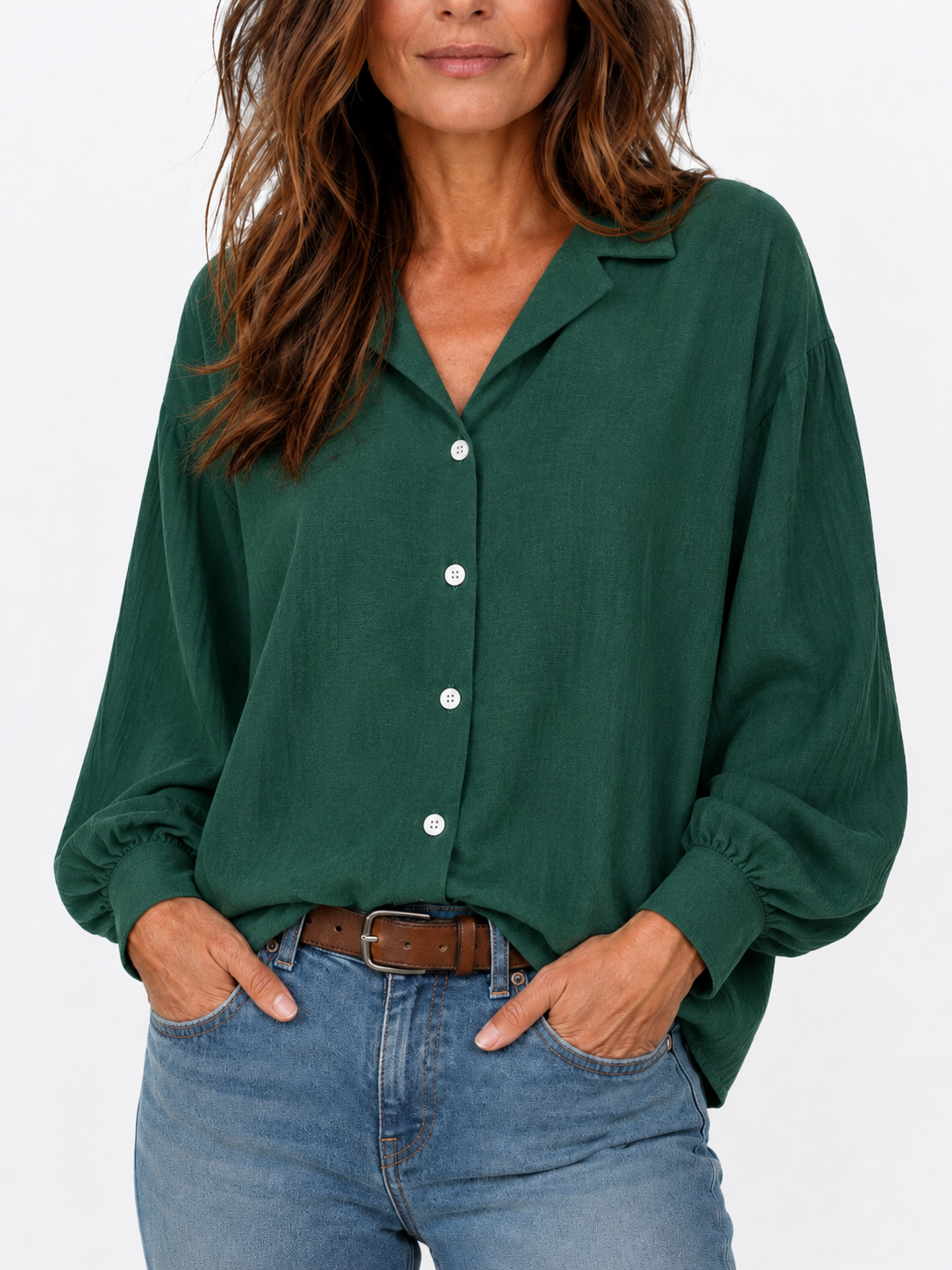 Laura - Blusa elegante con botones