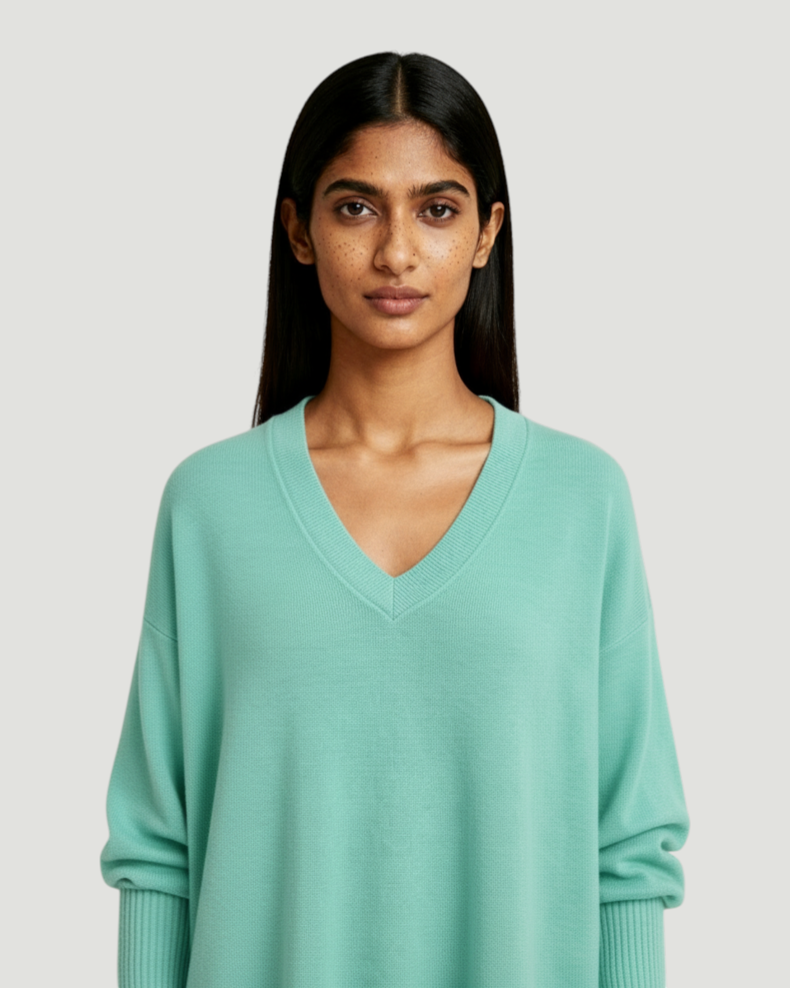 Olivia - Top con escote en V soft touch