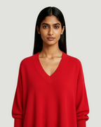 Olivia - Top con escote en V soft touch