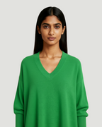 Olivia - Top con escote en V soft touch