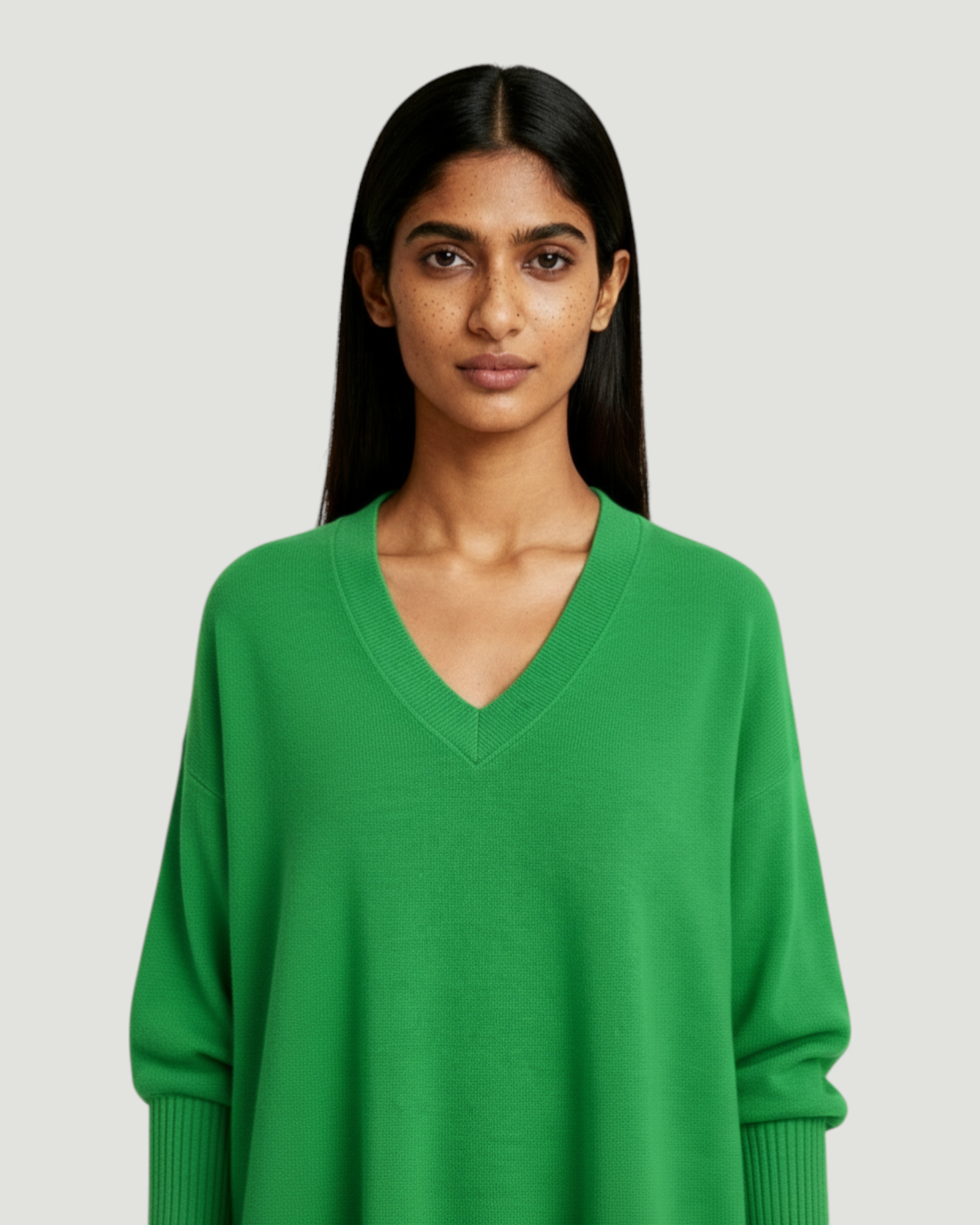 Olivia - Top con escote en V soft touch