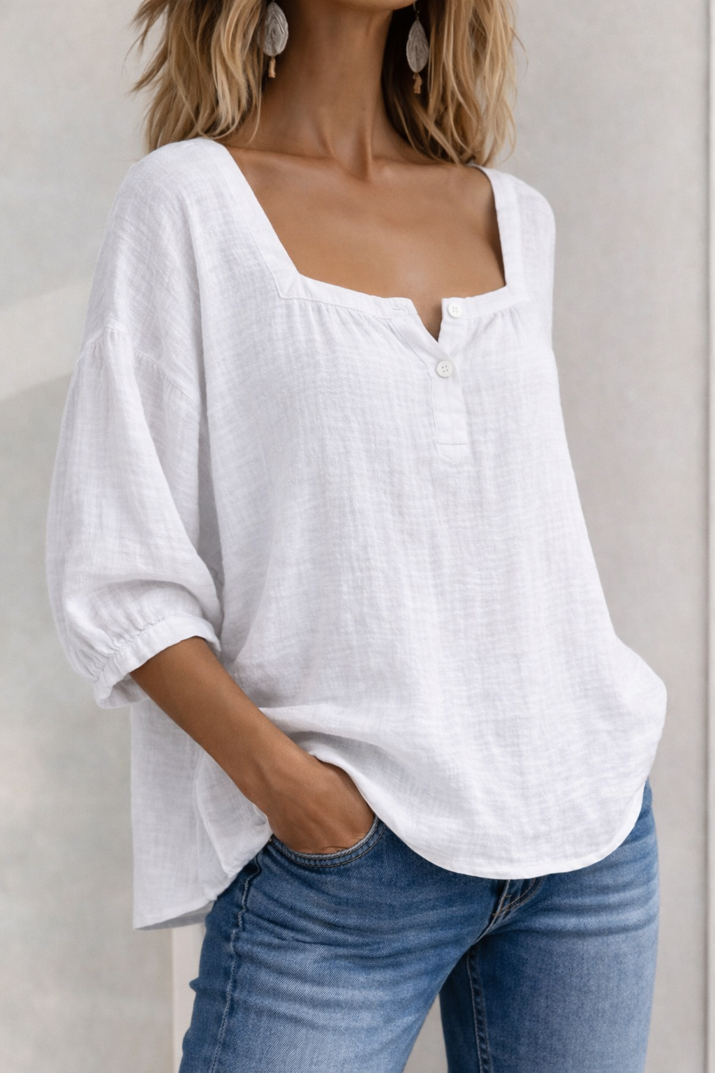 Virginia - Camiseta con escote