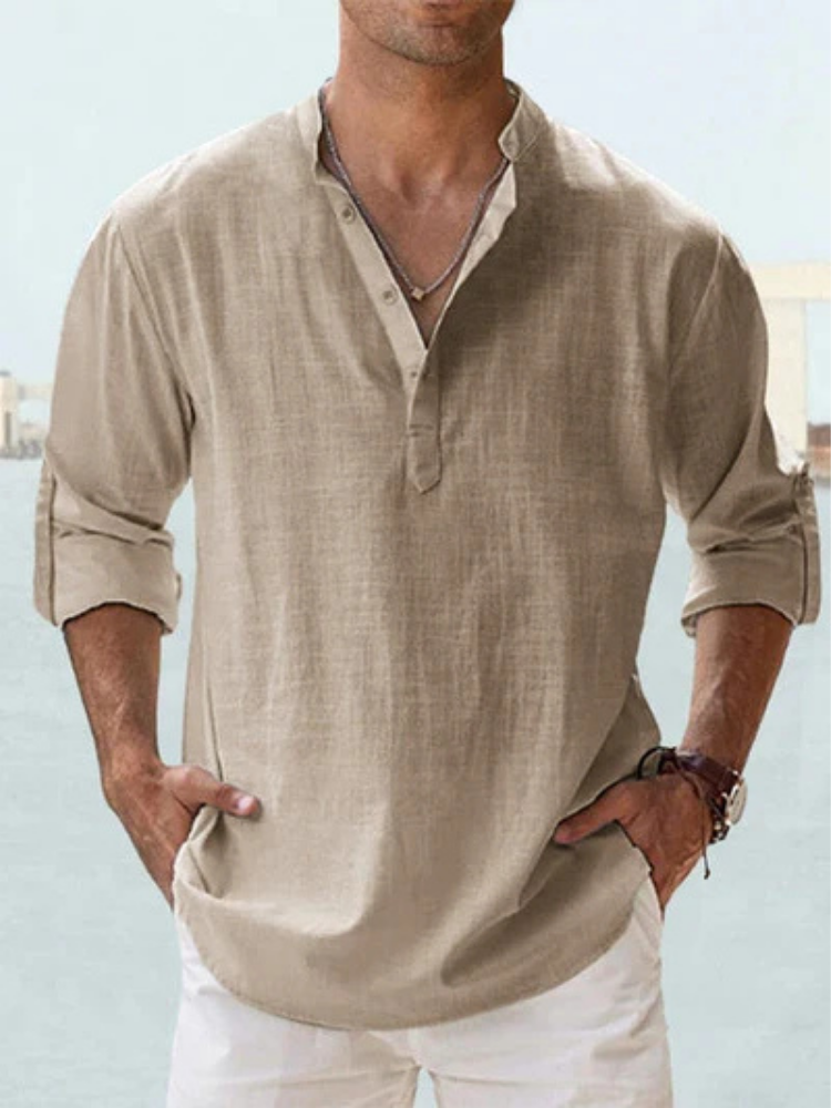Antonio - Camisa Transpirable de Lino