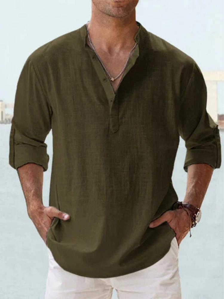 Antonio - Camisa Transpirable de Lino