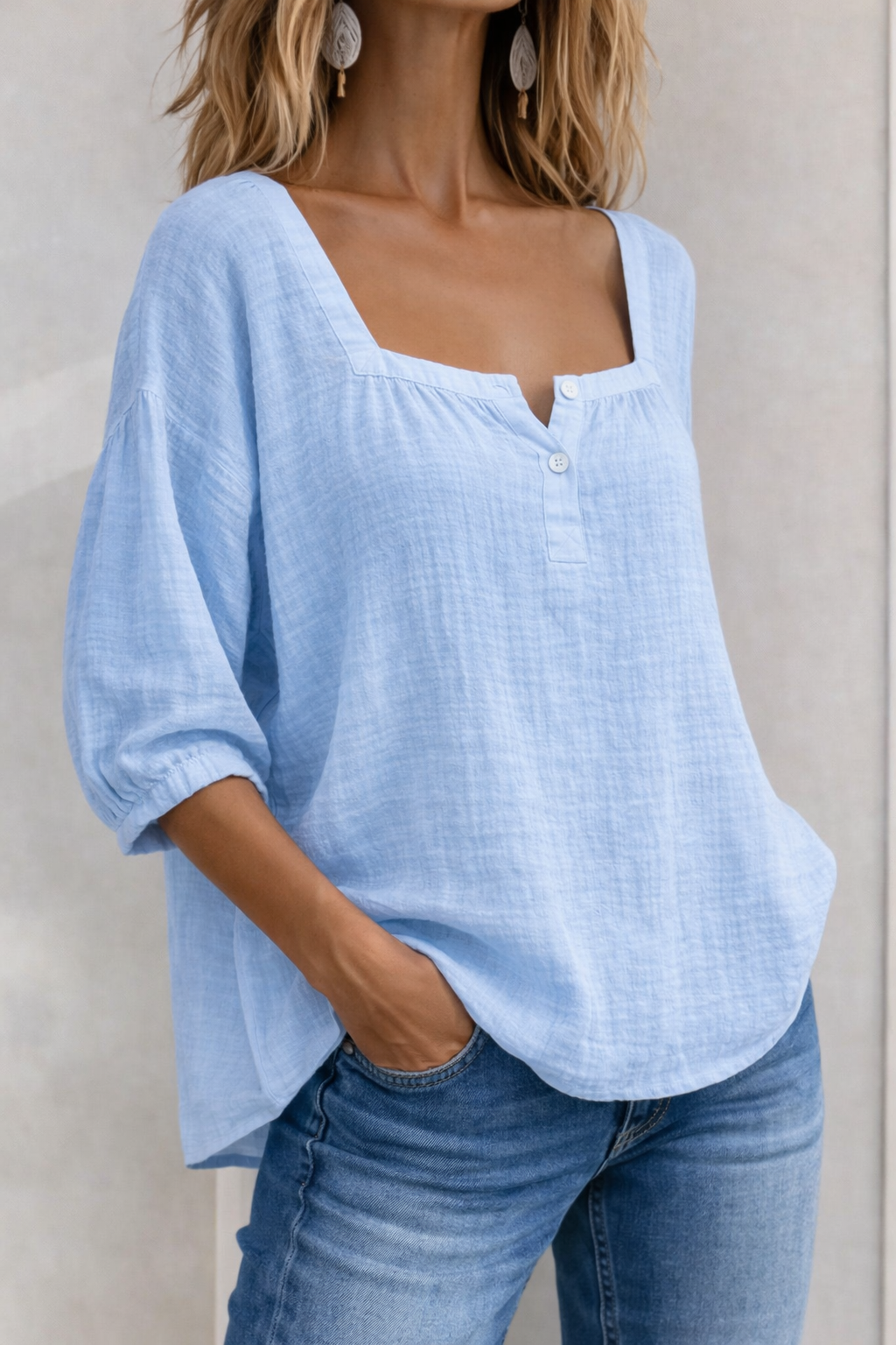 Virginia - Camiseta con escote